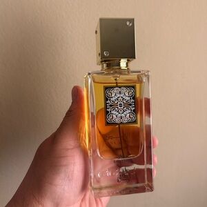 LEATHER Luxury Gold Perfume Brand New Never Used.